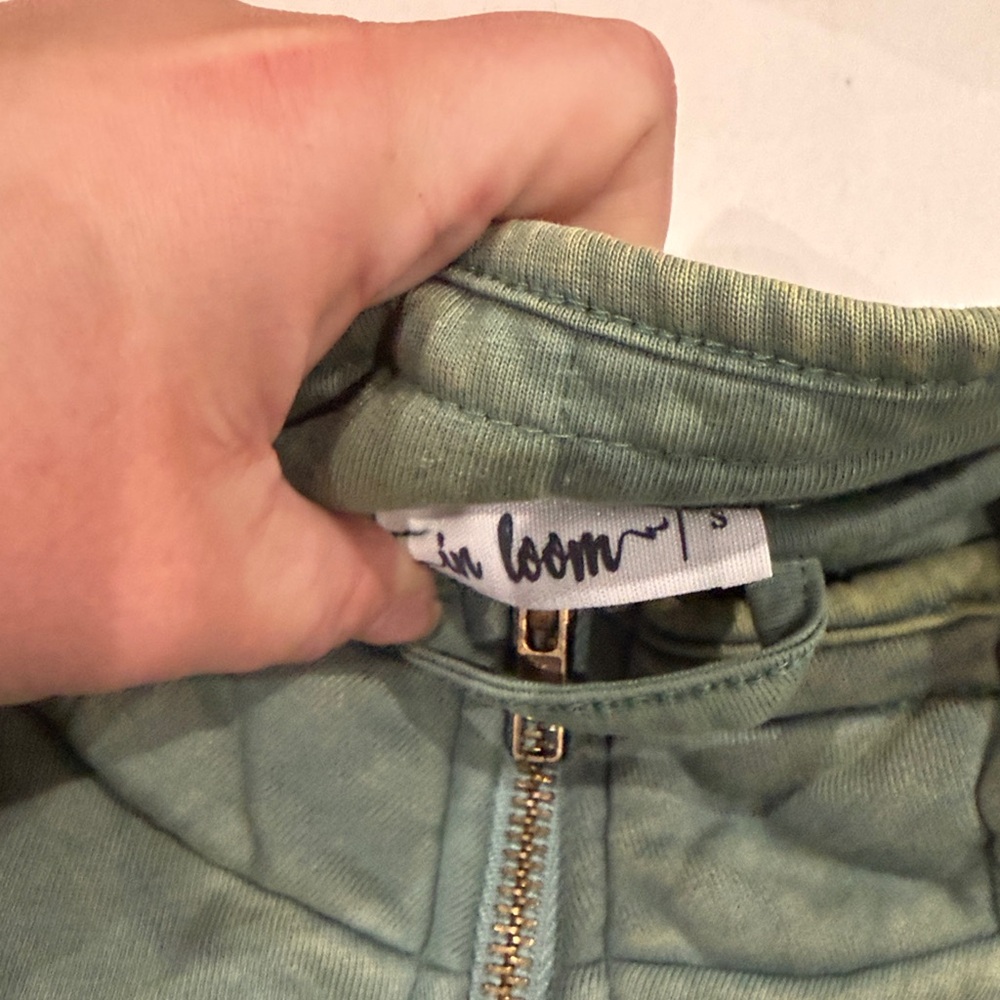 In Bloom Women's Green Quilted Utility Jacket - Picture 2 of 4